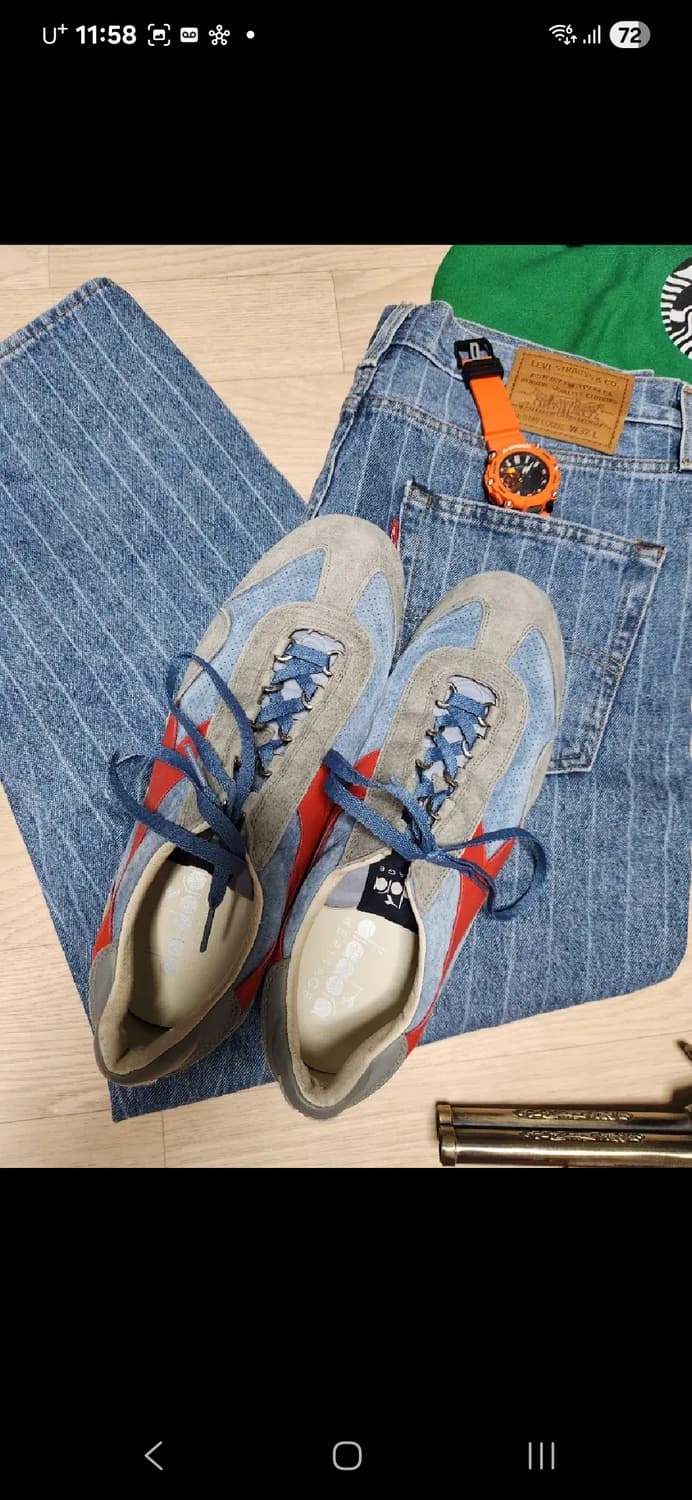 (스튜디오 촬영)(거의 새거)DIADORA 헤리티지 275 상품이미지9