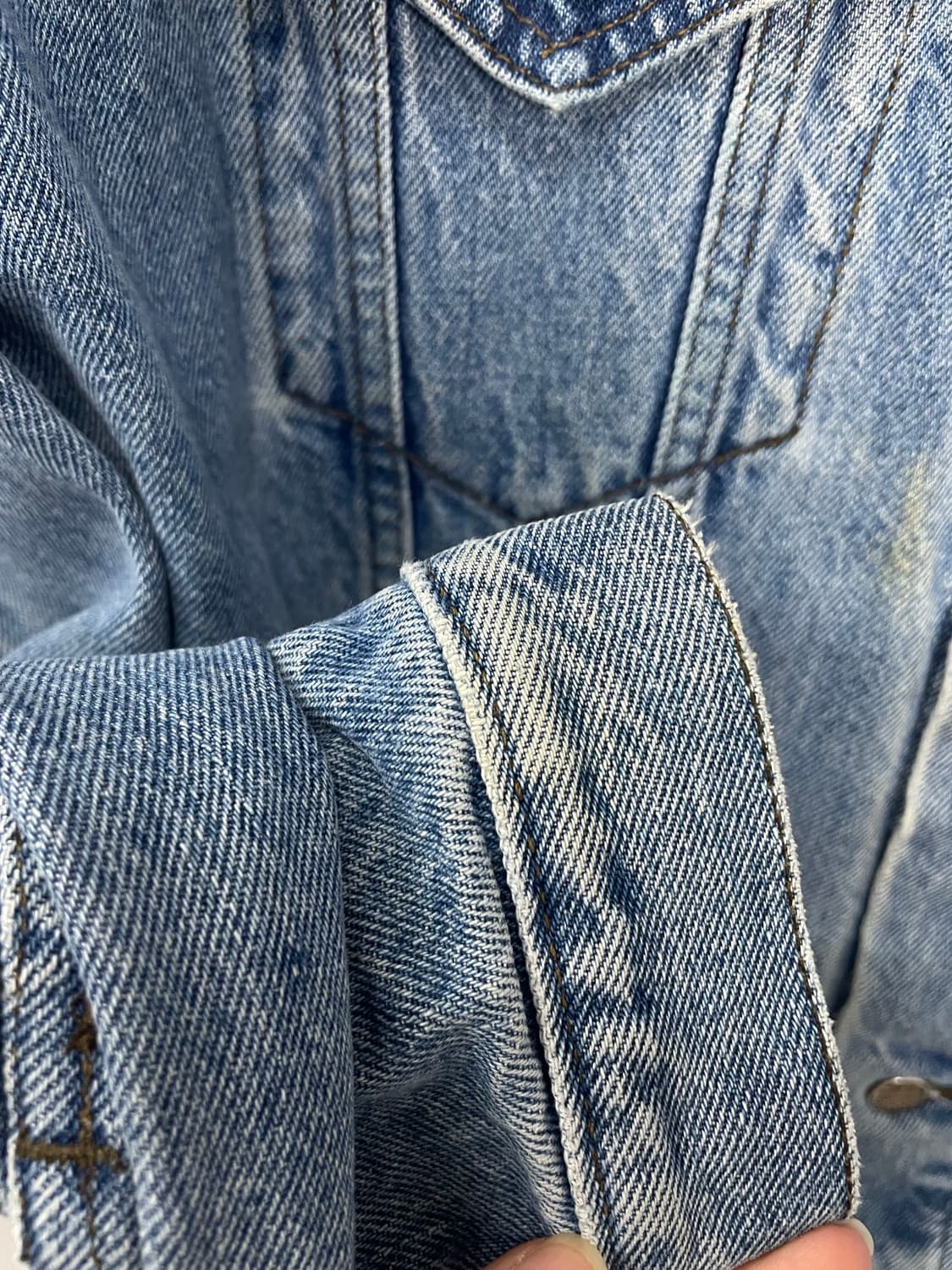 할리데이비슨 자수로고 데님 트러커 자켓 H2198 상품이미지9