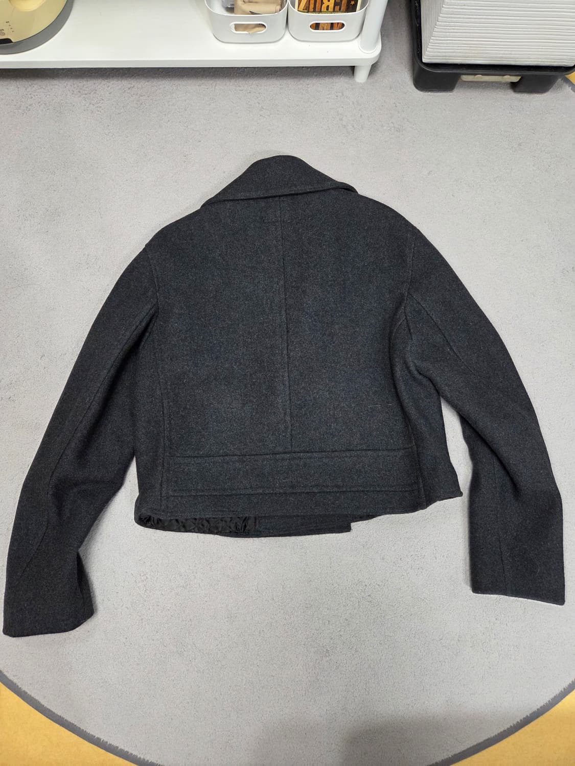 크롭 스타일 울 자켓 상품이미지6