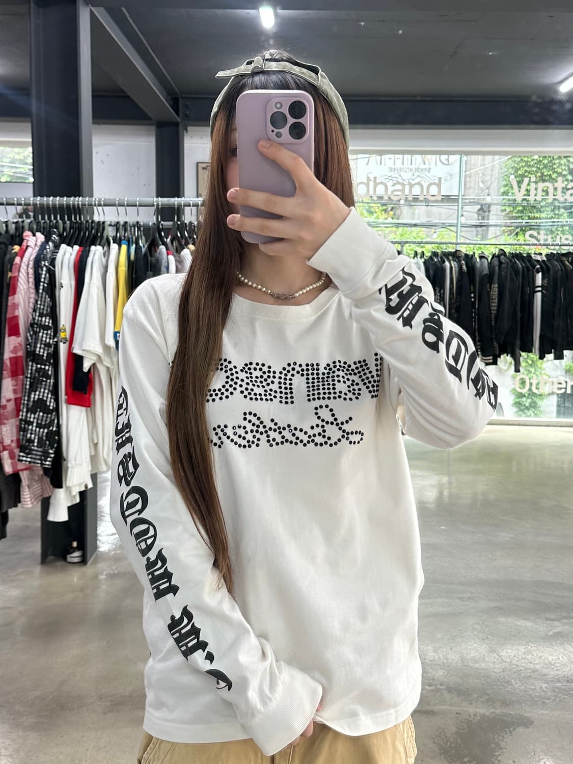 벤슨 스컬 스타 큐빅 롱슬리브 긴팔티셔츠 상품이미지2