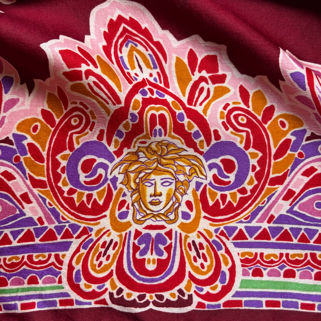 베르사체(Versace) 실크 정사각 스카프 상품이미지4