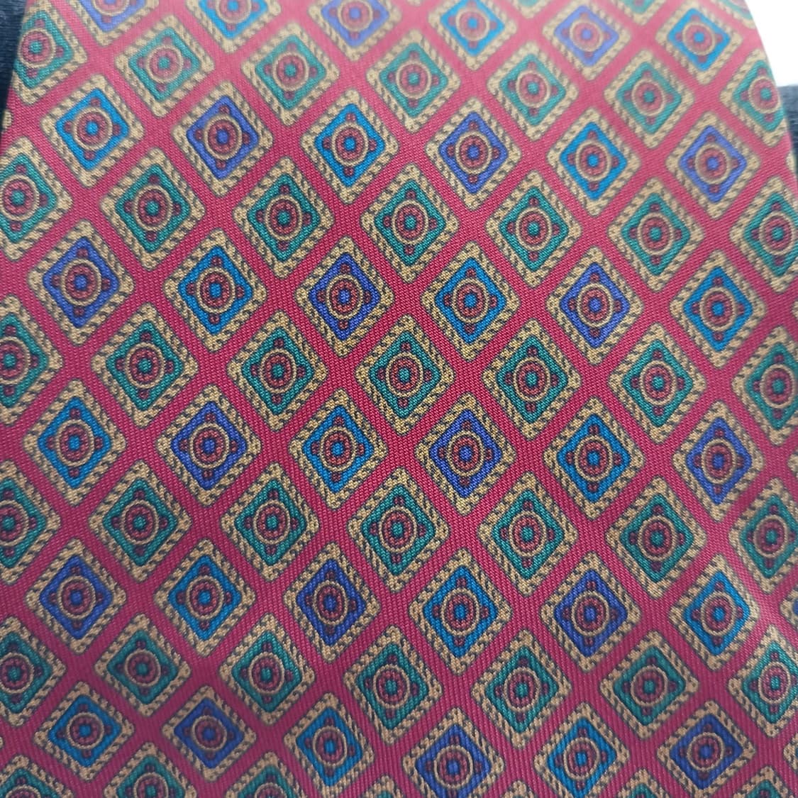 폴 스튜어트 실크 오렌지 기하 넥타이 9.7cm A+등급 A18668
 상품이미지6