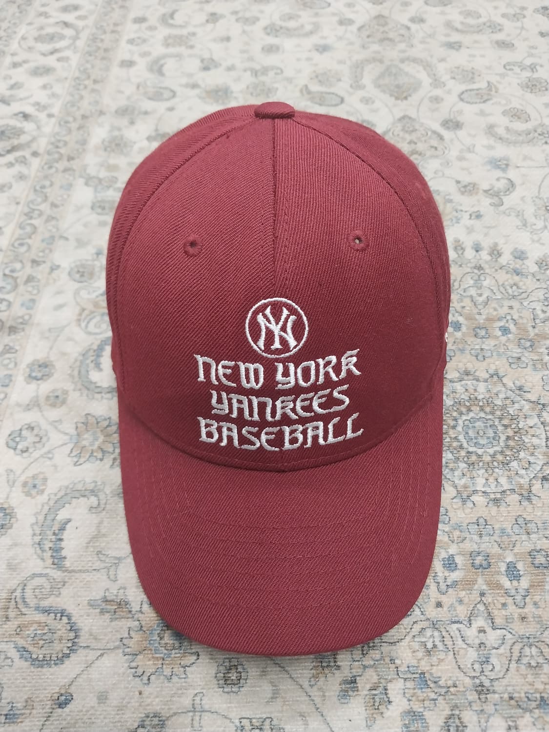 MLB 뉴욕 양키스 버건디 볼캡 F 상품이미지1