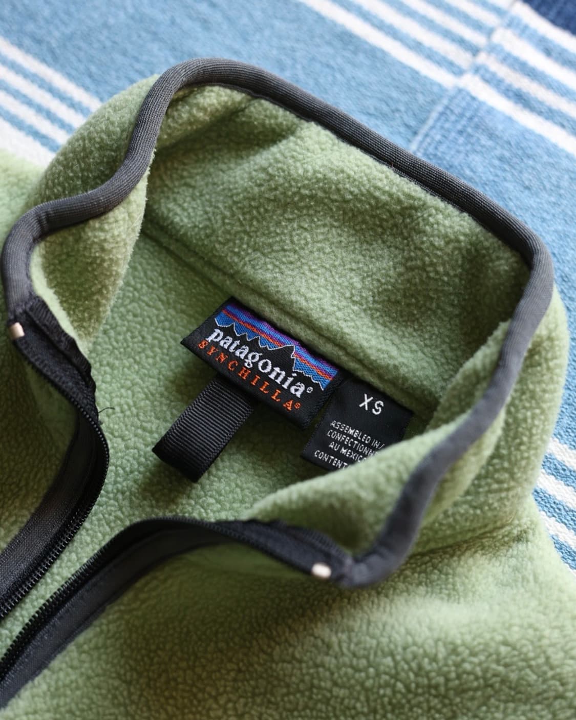 파타고니아 90s 마수피얼 신칠라 플리스 (Sage Green) 상품이미지2