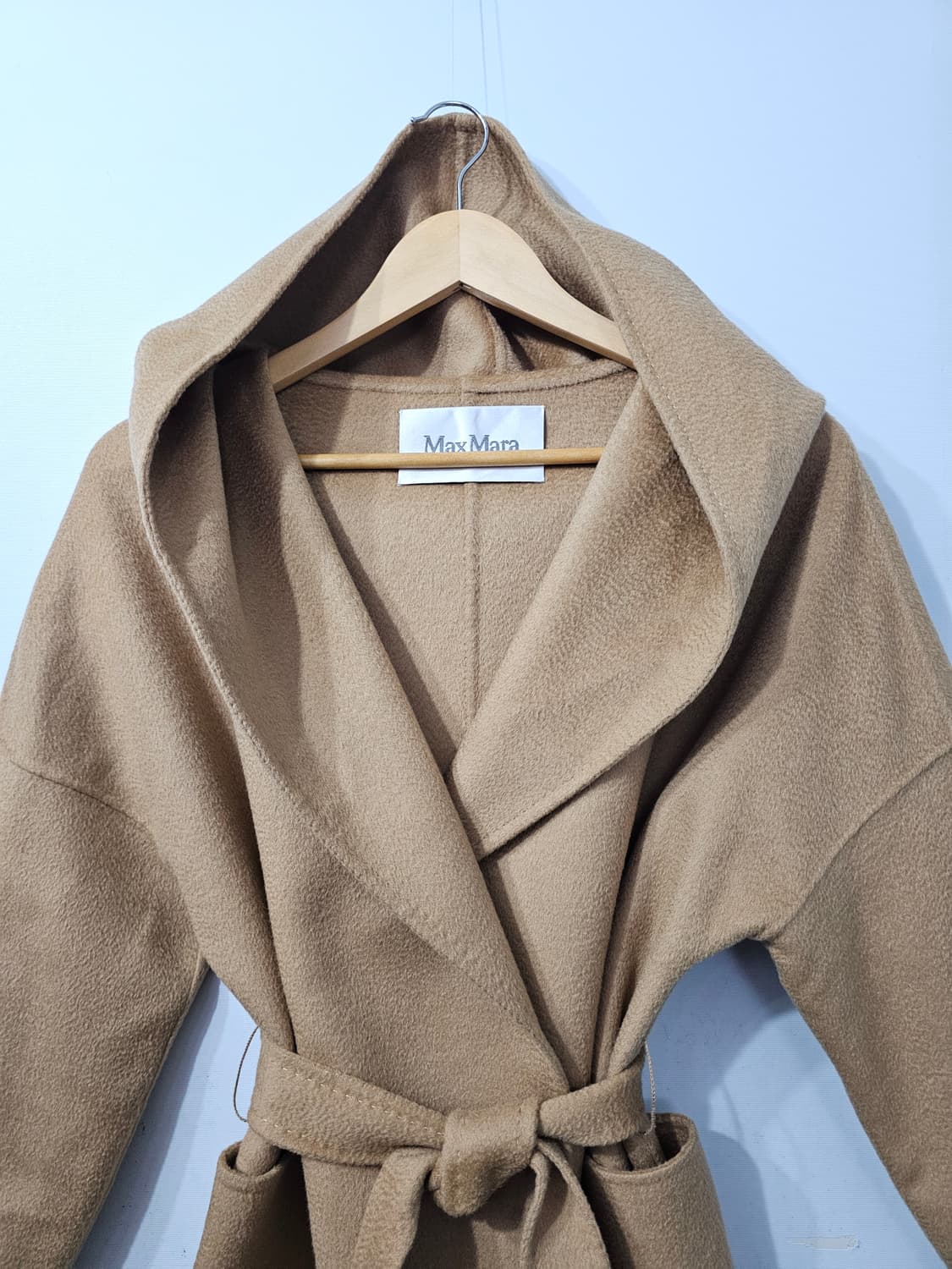 막스마라 후드 롱 코트 캐시미어 혼방 FREE 상품이미지3