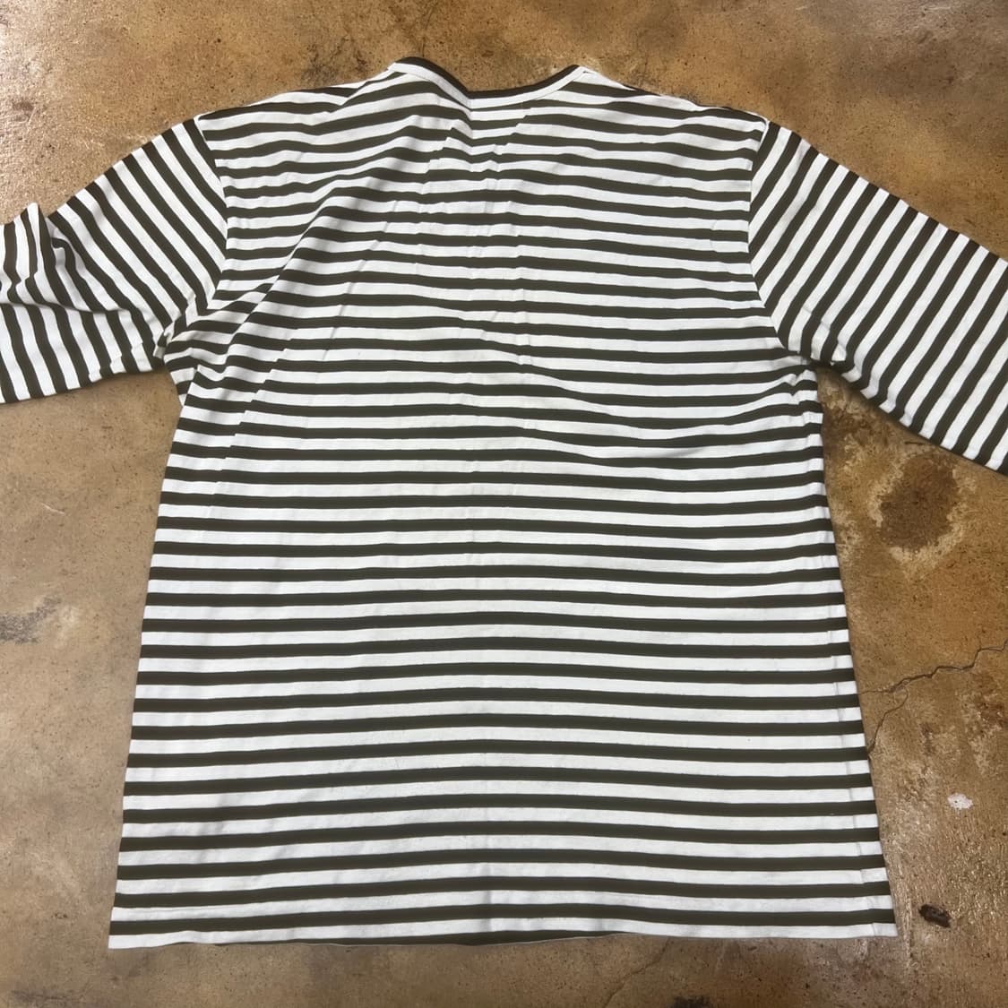 꼼데가르송 스트라이프 검흰 긴팔티셔츠  상품이미지4