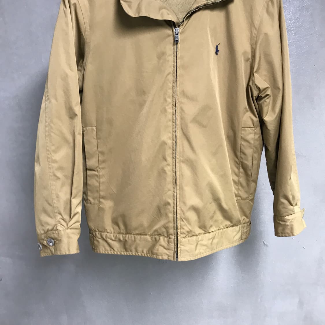 폴로 랄프로렌 기모 폴리쉘 자켓 베이지 S 상품이미지3