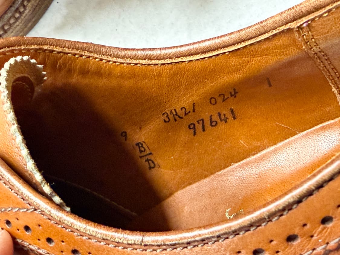 알든 탄 브라운 롱윙 더비 97641 상품이미지5