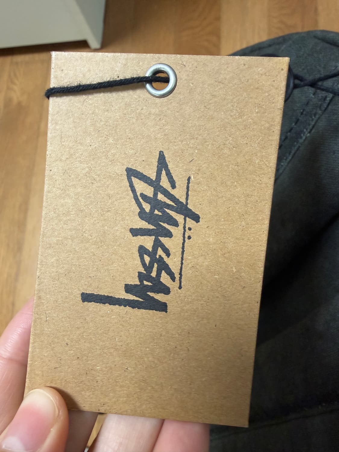 스투시 캔버스 백팩 워시드 블랙 상품이미지3