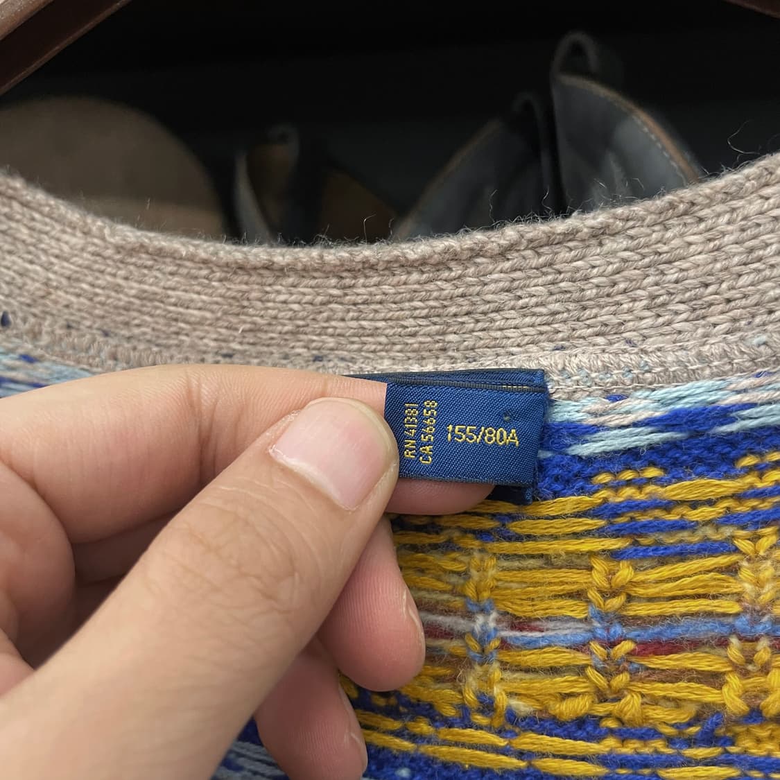 폴로 랄프로렌 신형 라벨 페어 아일 패턴 아반트 니트 가디건 상품이미지8