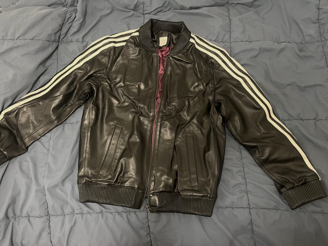 아디다스 빈티지 레더자켓 상품이미지1