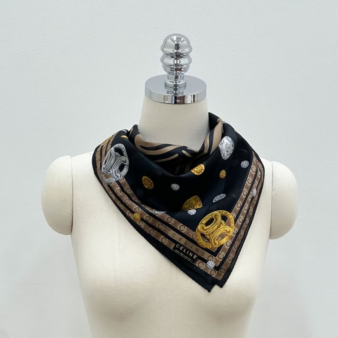 (새상품) celine / 셀린느 쁘띠스카프 손수건 상품이미지8