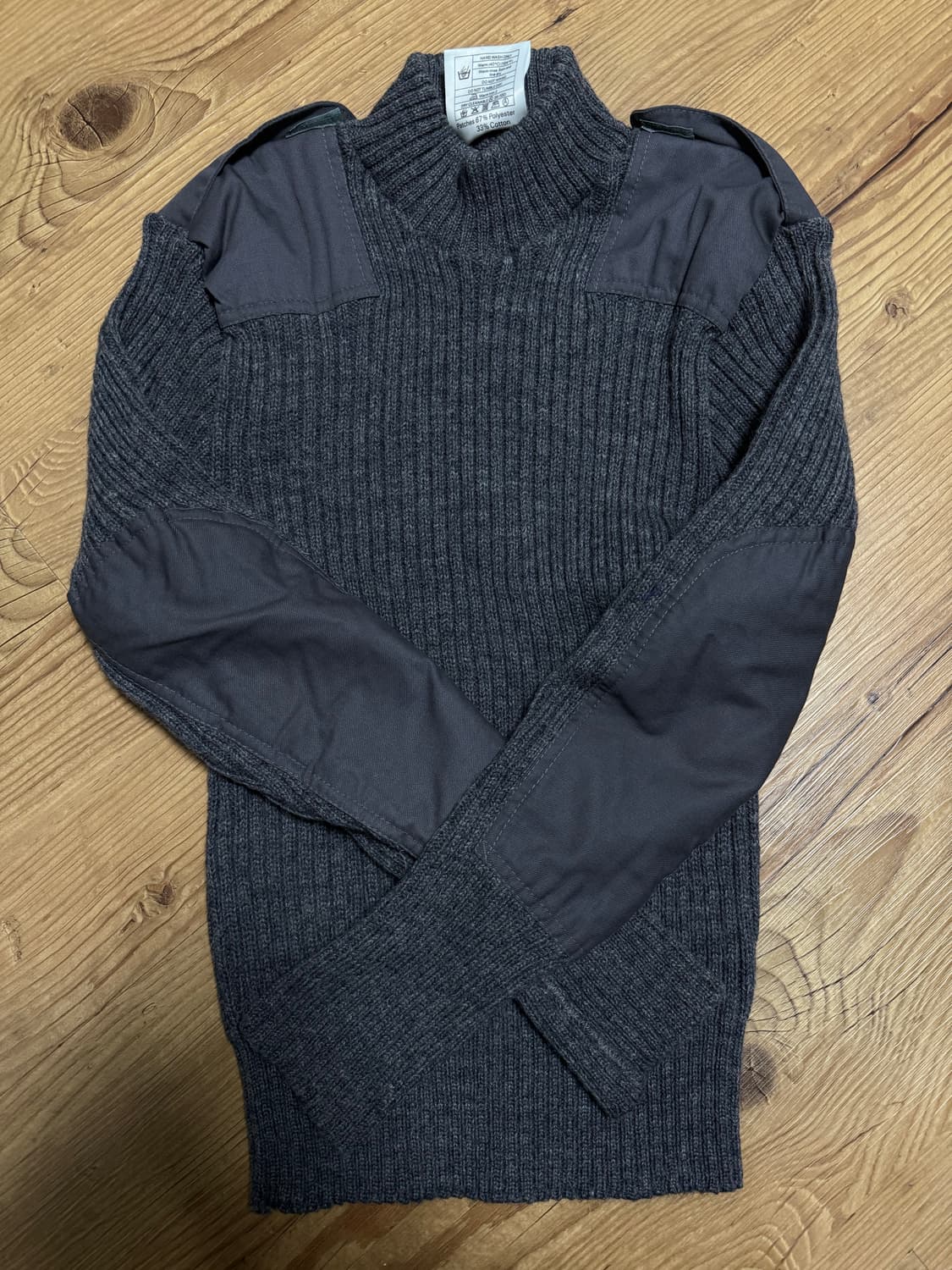 the woolly pully 잉글랜드 빈티지 코만도 니트 상품이미지1