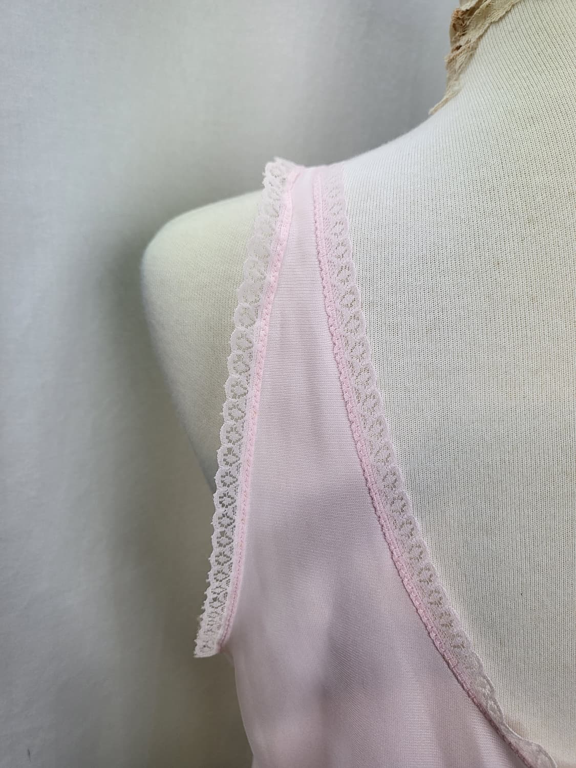 빈티지 페일 핑르 소네트 슬립 원피스 상품이미지5