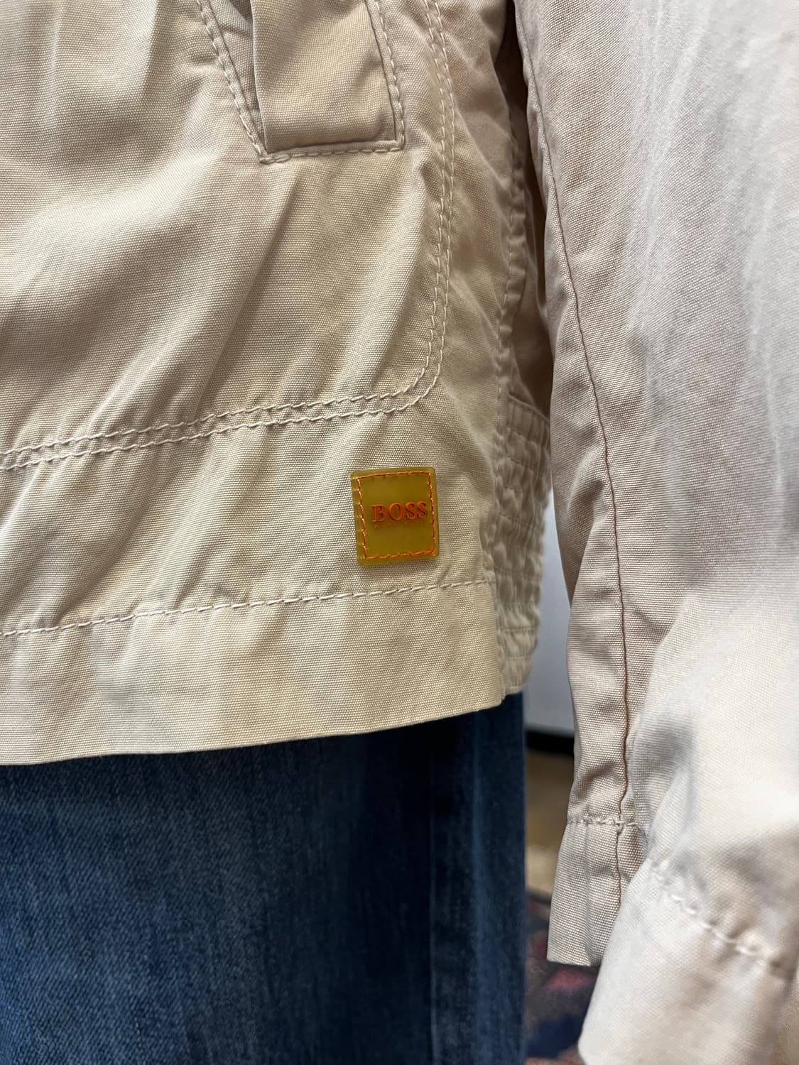 휴고 보스 블루종 자켓 베이지 상품이미지4