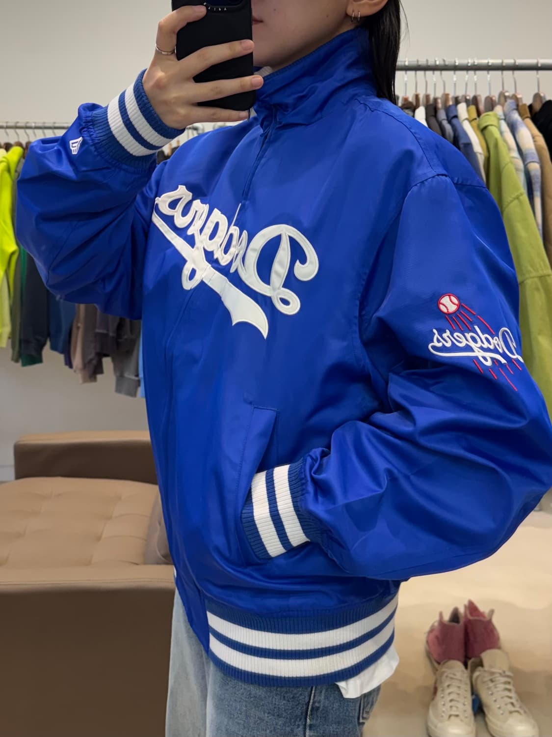 뉴에라 LA 다저스 나일론 스타디움 자켓 상품이미지5