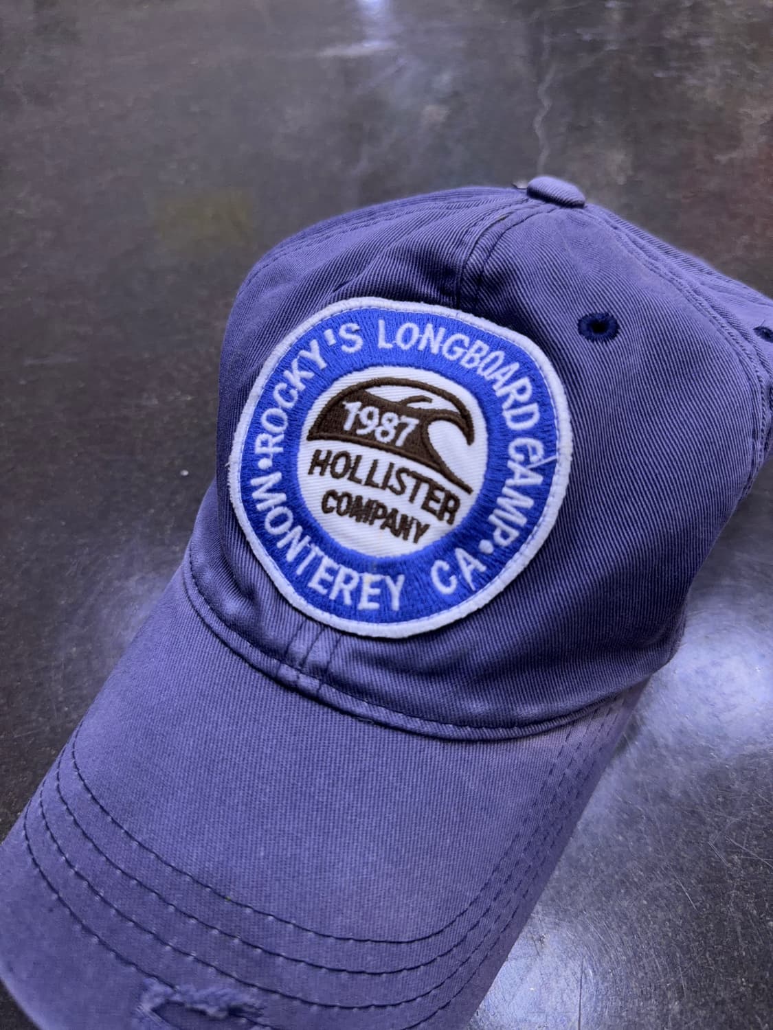 홀리스터 빈티지 데미지 볼캡 모자 상품이미지3