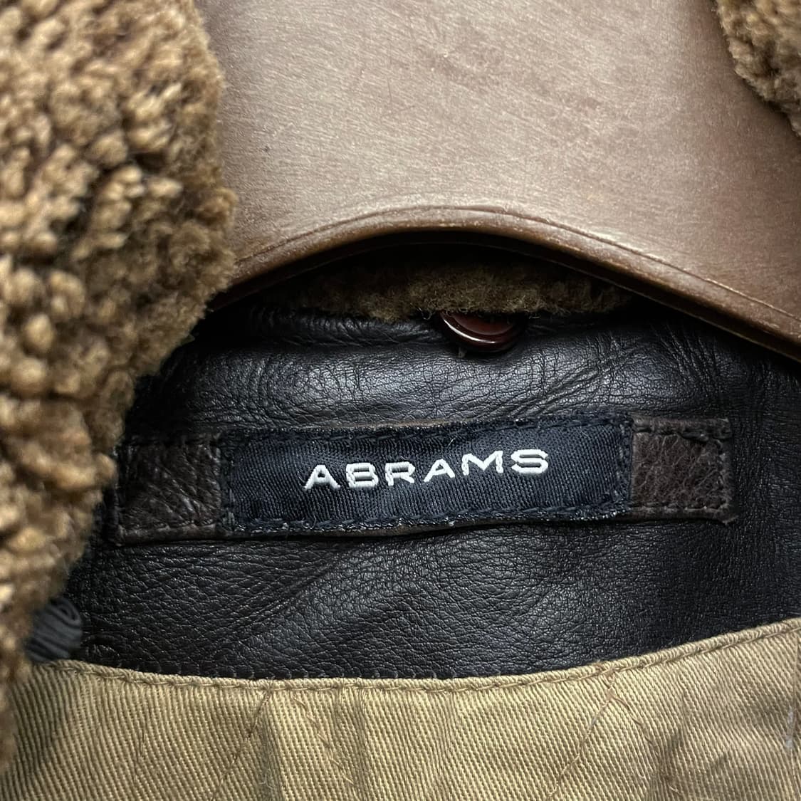 70s-80s Abram G-1 플라이트 리얼 레더 자켓 상품이미지9