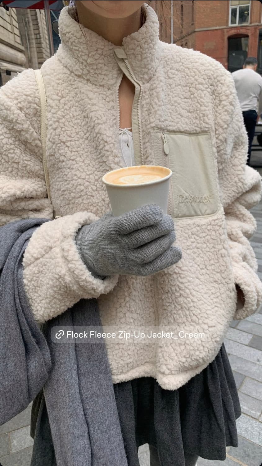 더바넷 플리스 후리스 Flock Fleece Zip-Up Jacket 상품이미지2