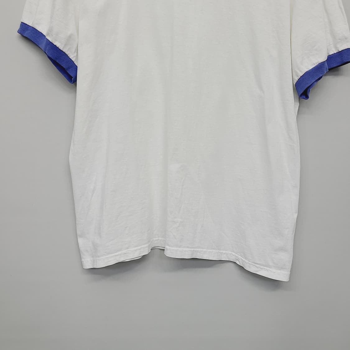 [XL] 90s 나이키 화이트 태그 미판 브이넥 링거 반팔 티셔츠 상품이미지4