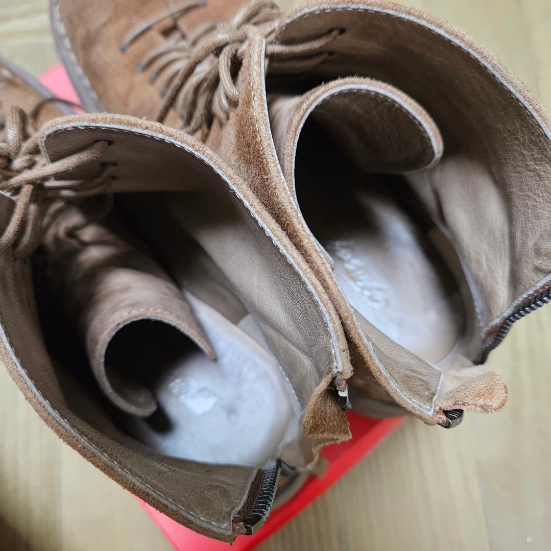 [275/42size] 마르셀 사슴가죽 스웨이드 부츠 상품이미지2