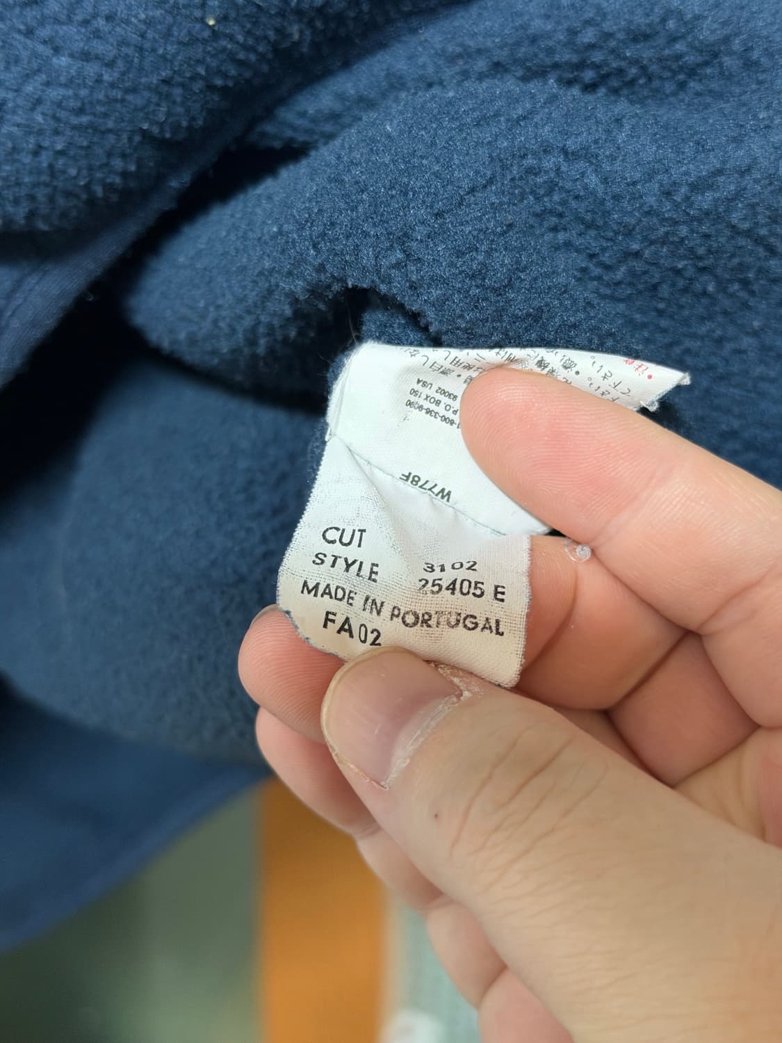 L] 신칠라 빈티지 네이비 2002년식 스냅 티 파타고니아 상품이미지3