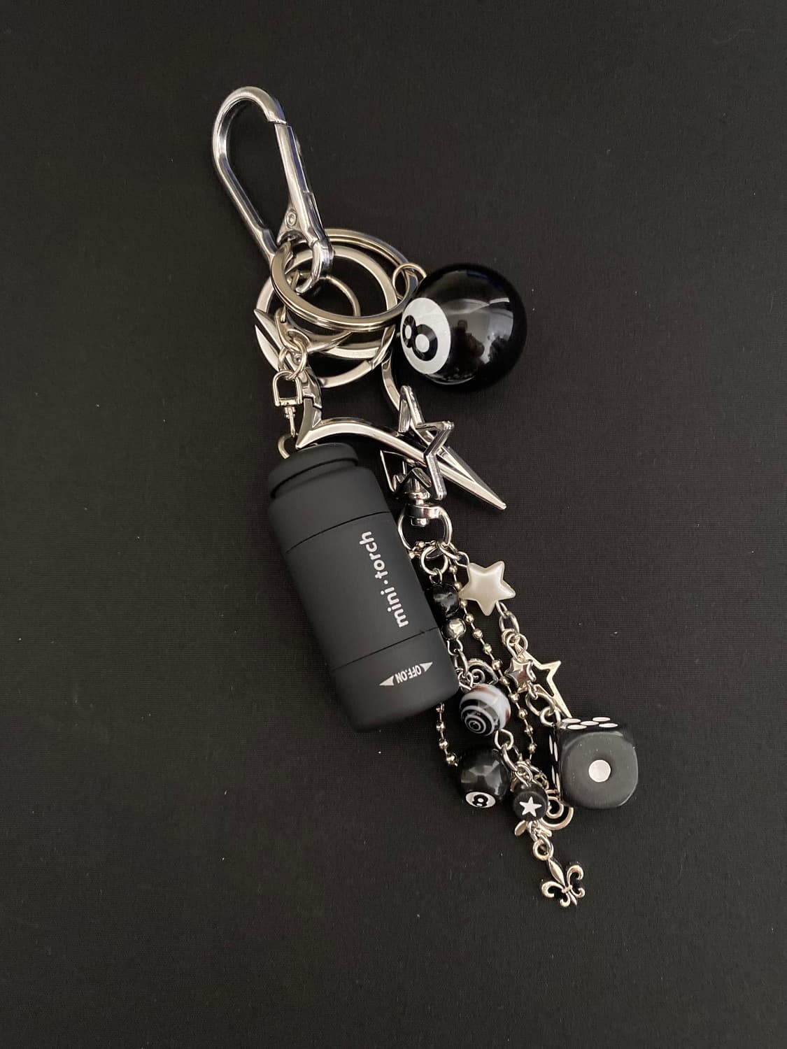 블랙&실버 키링 상품이미지3