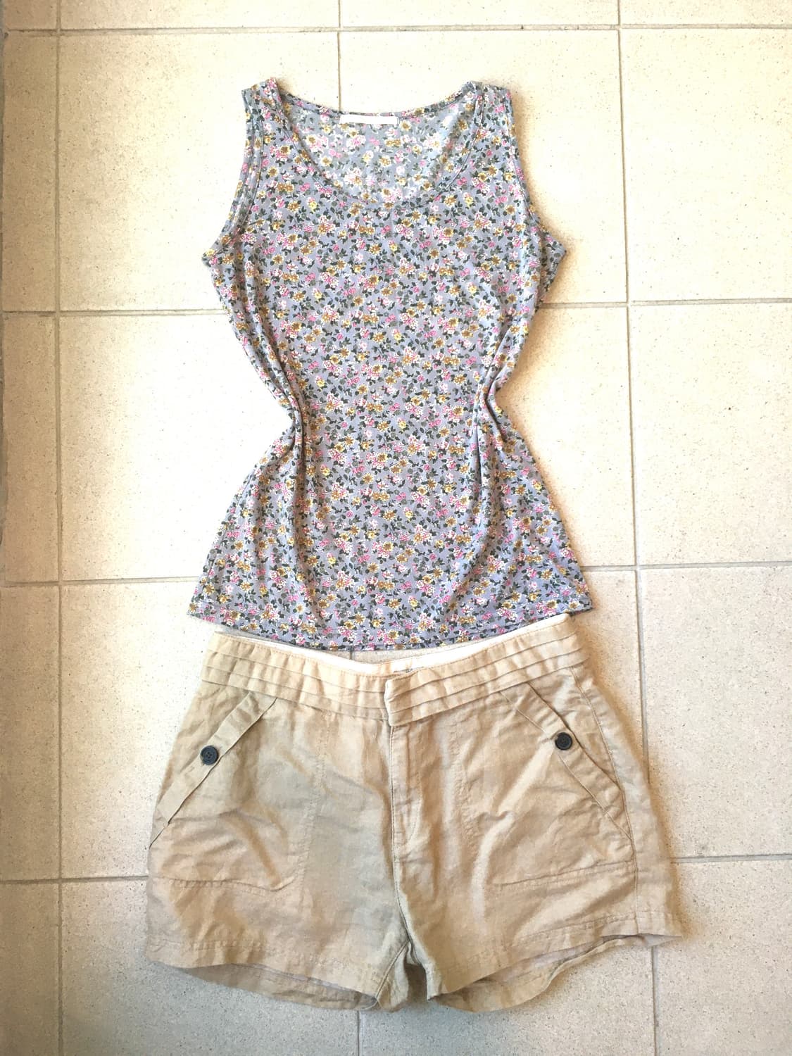 jpn vintage sora grey mori floral sleeve 상품이미지5
