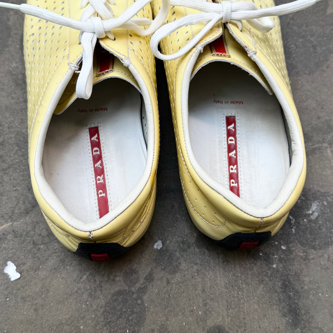 프라다 스포츠 페이던트 크림 스니커즈  상품이미지6