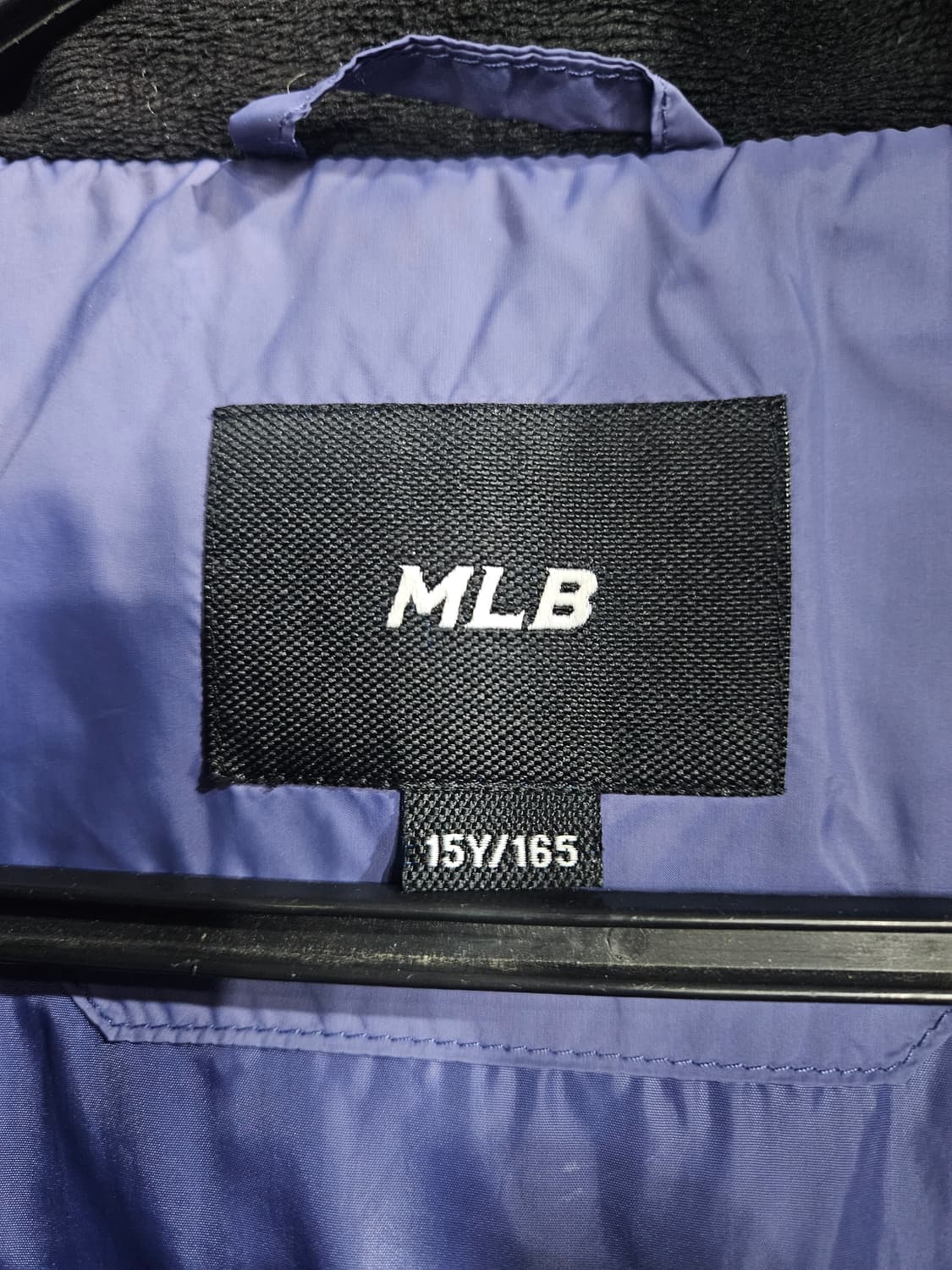 MLB 보스턴 라이트퍼플 남성 세미오버핏 90~95 구스다운 패딩  상품이미지3