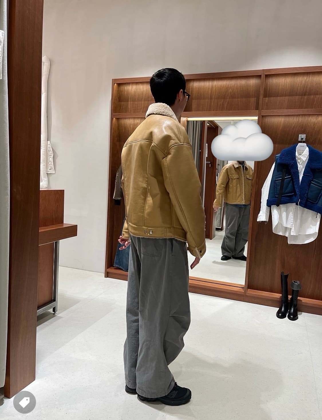 더일마 남자 토리 에코 무스탕 상품이미지10