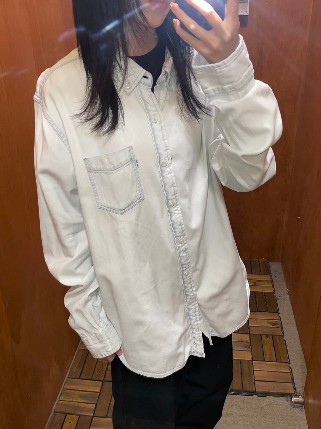 (L) Levi's 리바이스 코튼 데님 셔츠 상품이미지1