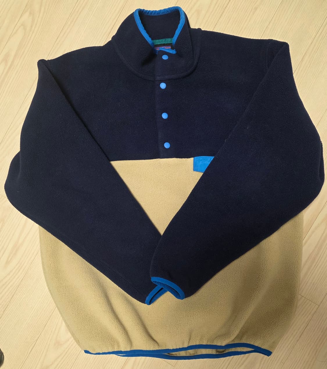 파타고니아 신칠라 헤비웨이트 클래식네이비/엘캡카키 맨 S 상품이미지1