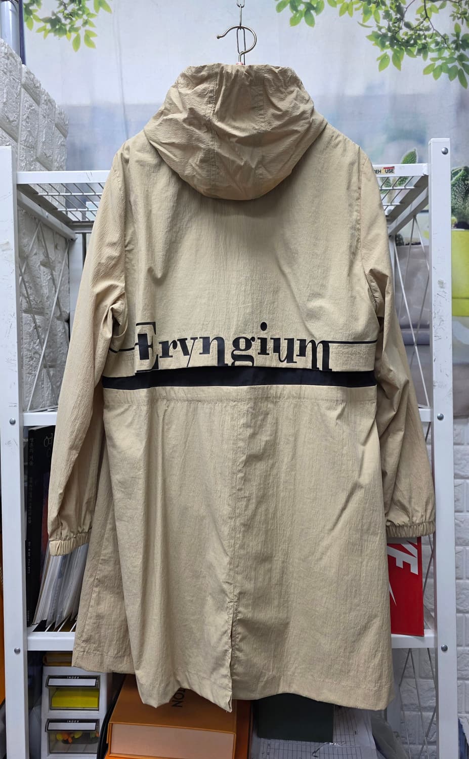 블루페페 여성바람막이 77 사파리 야상 후드 롱바람막이 WM48 상품이미지3