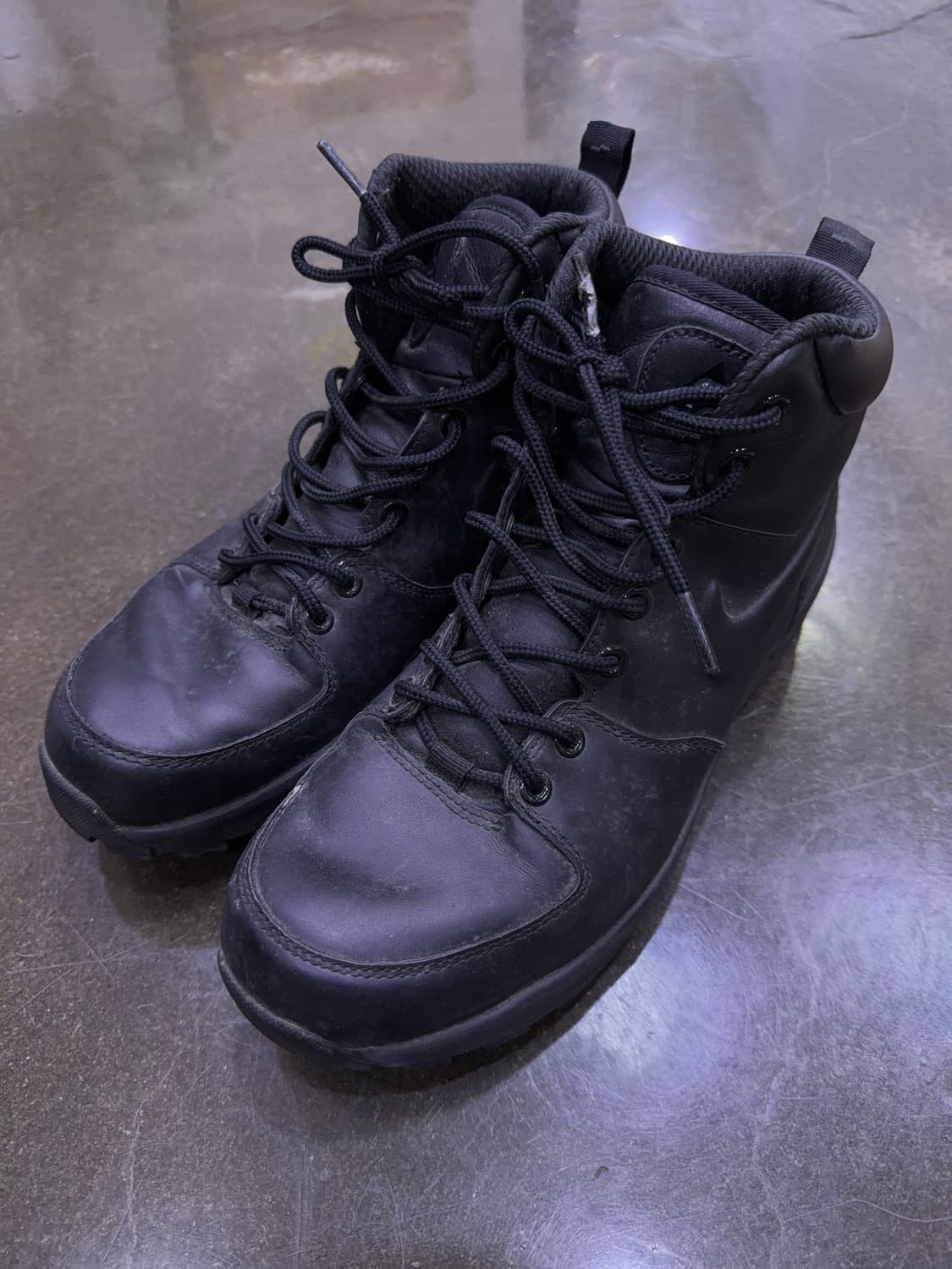 나이키 acg 마노아 레더 올블랙 트리플블랙 슈즈 260 상품이미지1