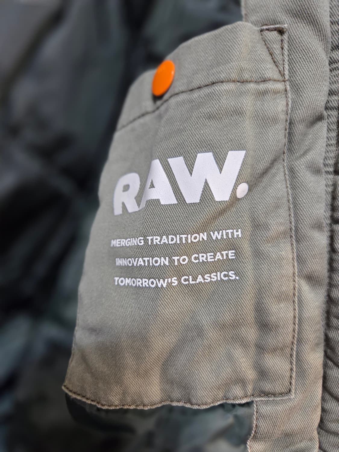 G-STAR카키색 후드 패딩 점퍼(XXS)남여공용/택없음 상품이미지8