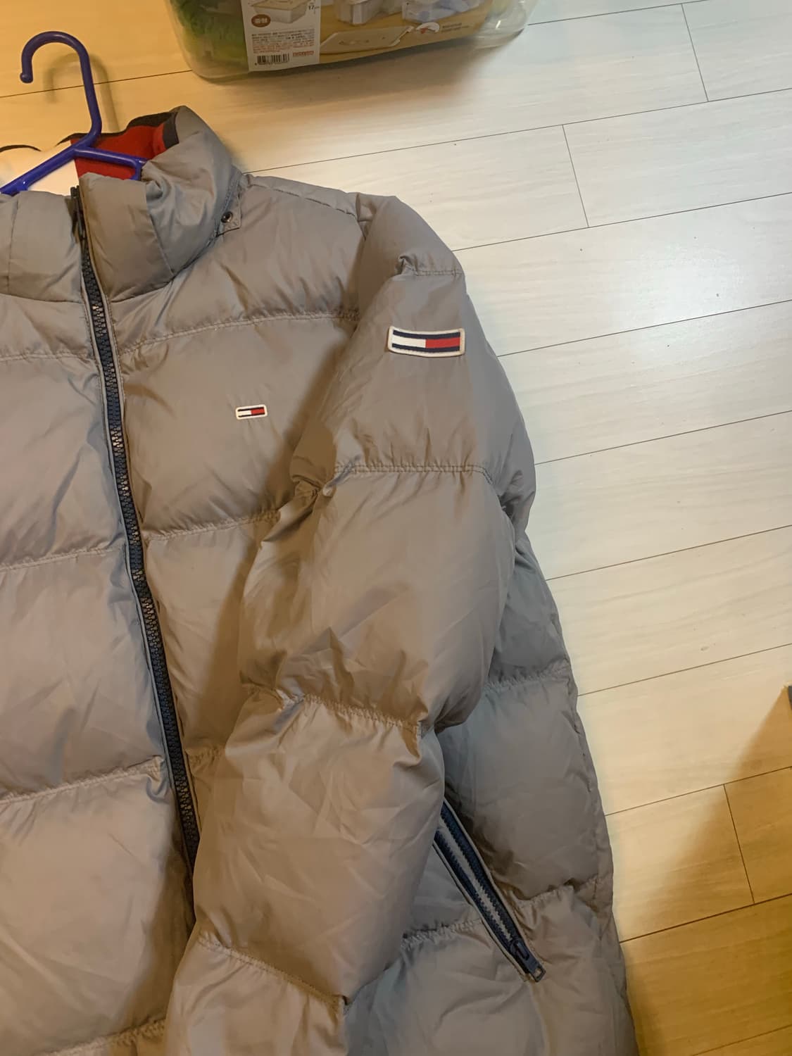 타미진스 그레이 패딩 xl 상품이미지3