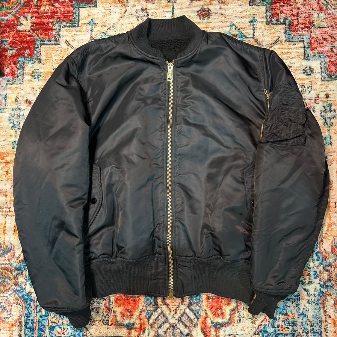 [XL] 디스이즈네버댓X알파인더스트리 리버시블 ma-1 항공자켓  상품이미지1