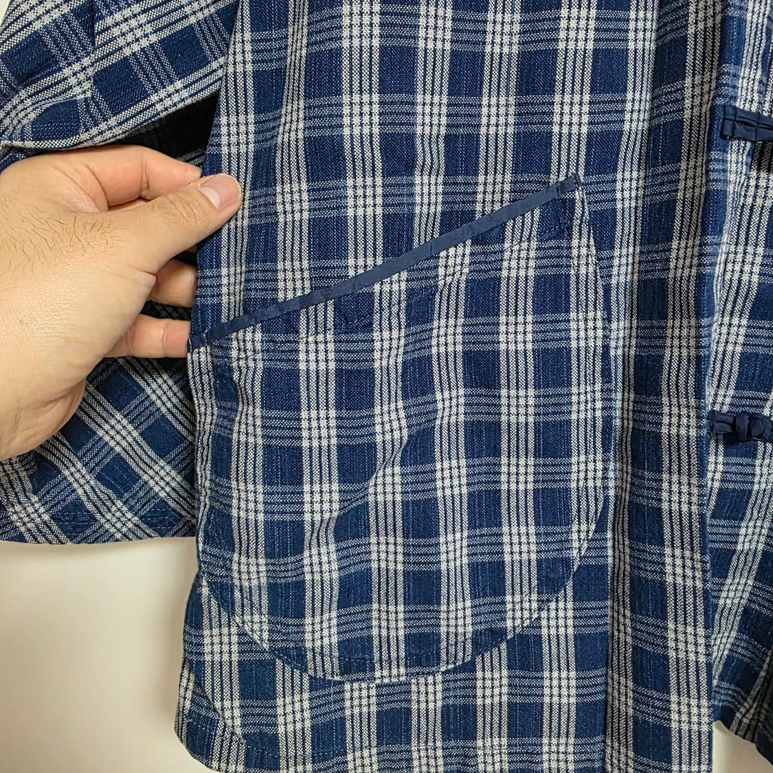 포터클래식 PALAKA 로컬 차이니즈 자켓 3사이즈 네이비 상품이미지4