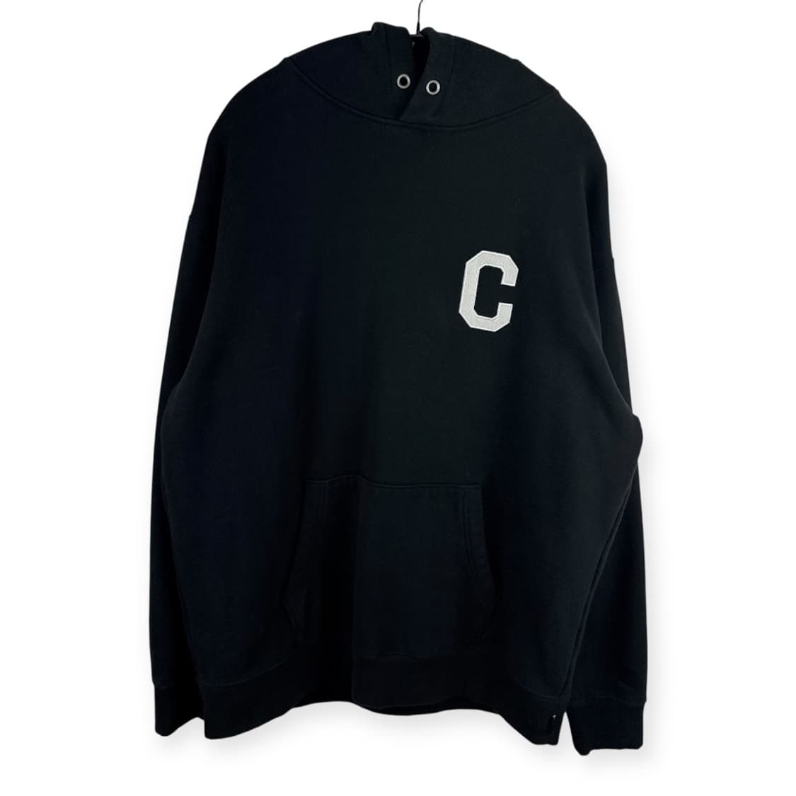 (L) 커버낫 C로고 후드 티 블랙 상품이미지1