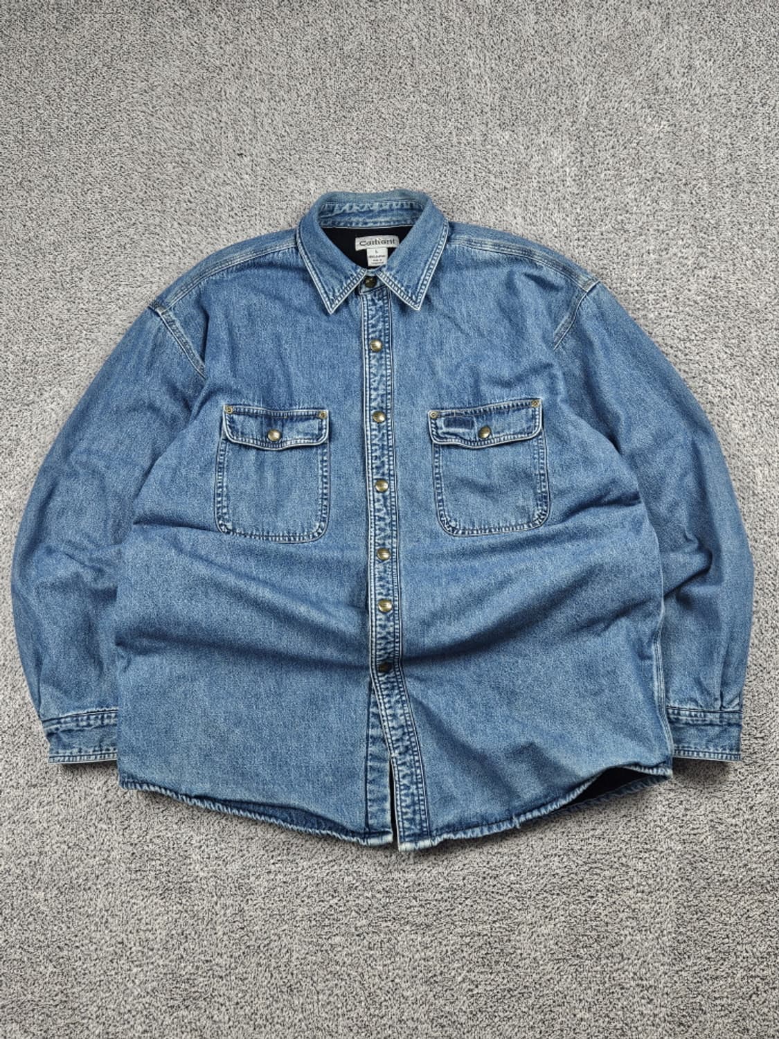 칼하트 데님 헤비 플란넬 워크 셔츠 자켓 ( L ) / 10451 상품이미지1