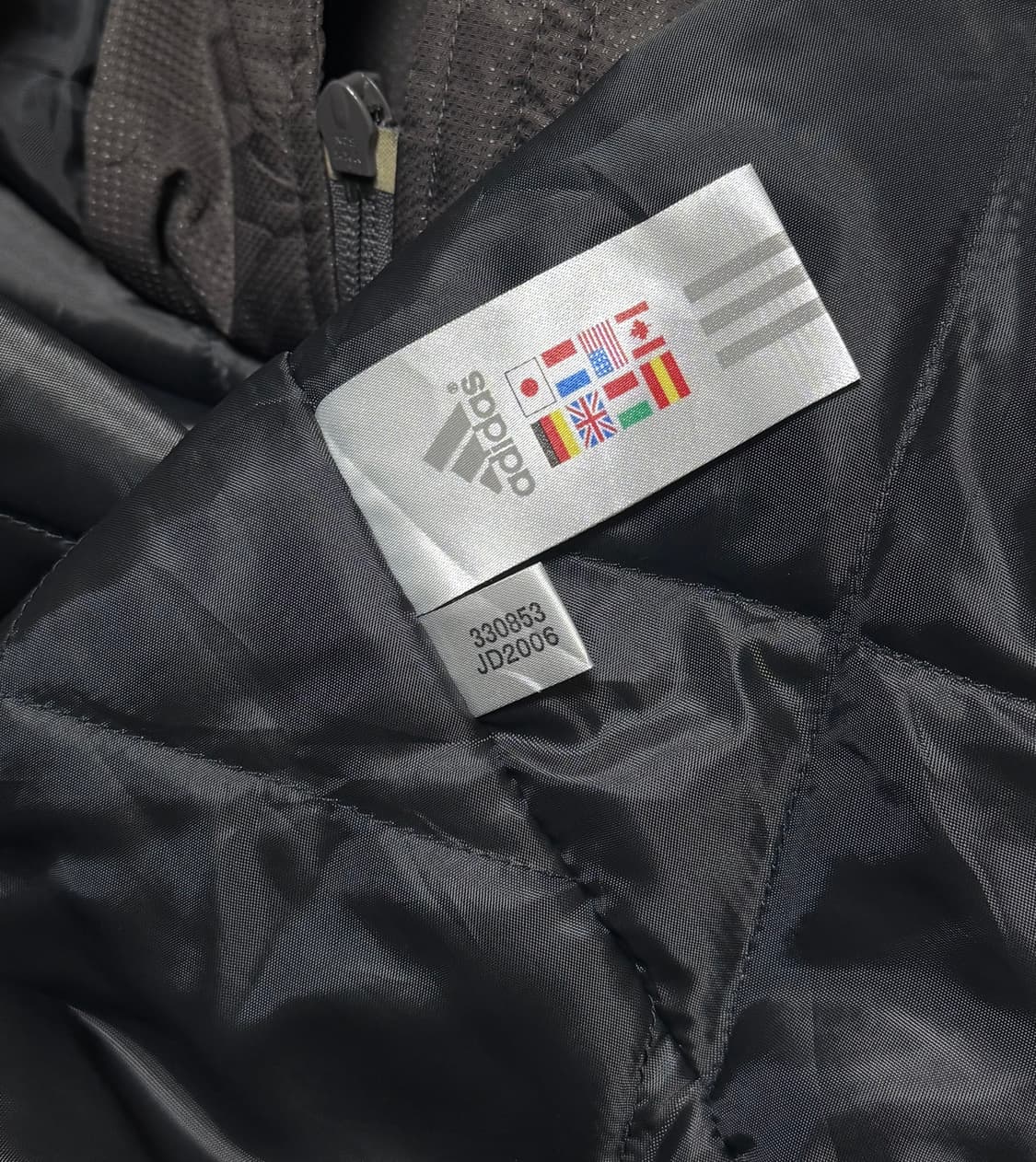 아디다스 카키블랙 투웨이 돕바 집업  상품이미지7