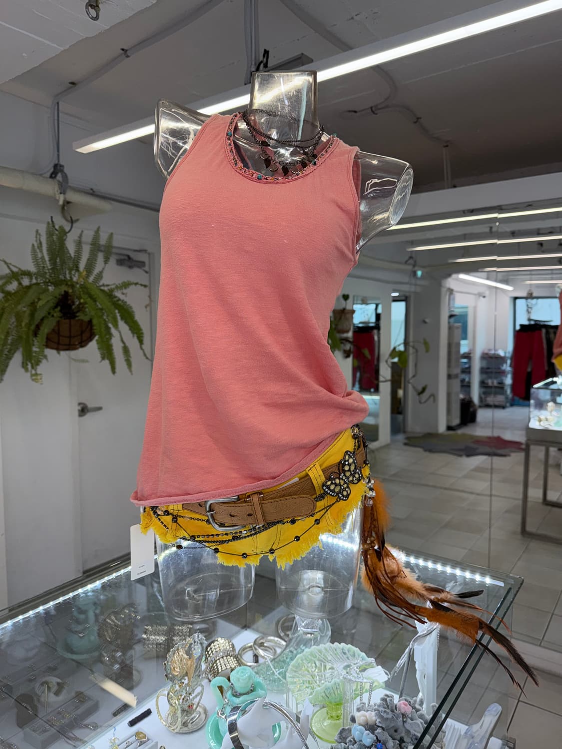 ethnic beads tank top 상품이미지1