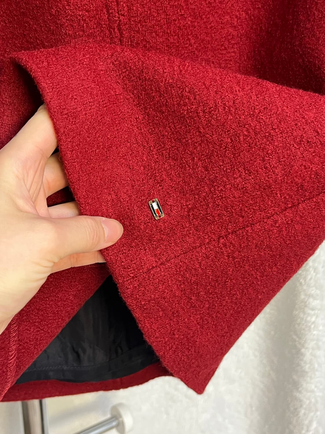 타미힐피거 로고 울 미니스커트 상품이미지2