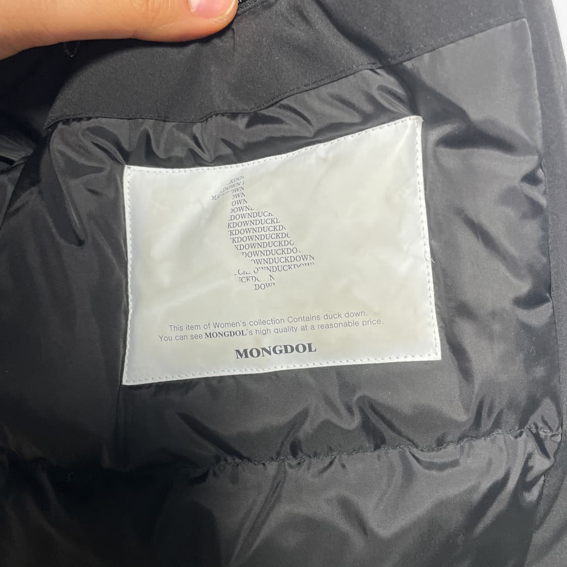 몽돌 다운 캐주얼 벌룬핏 숏패딩 점퍼 상품이미지5