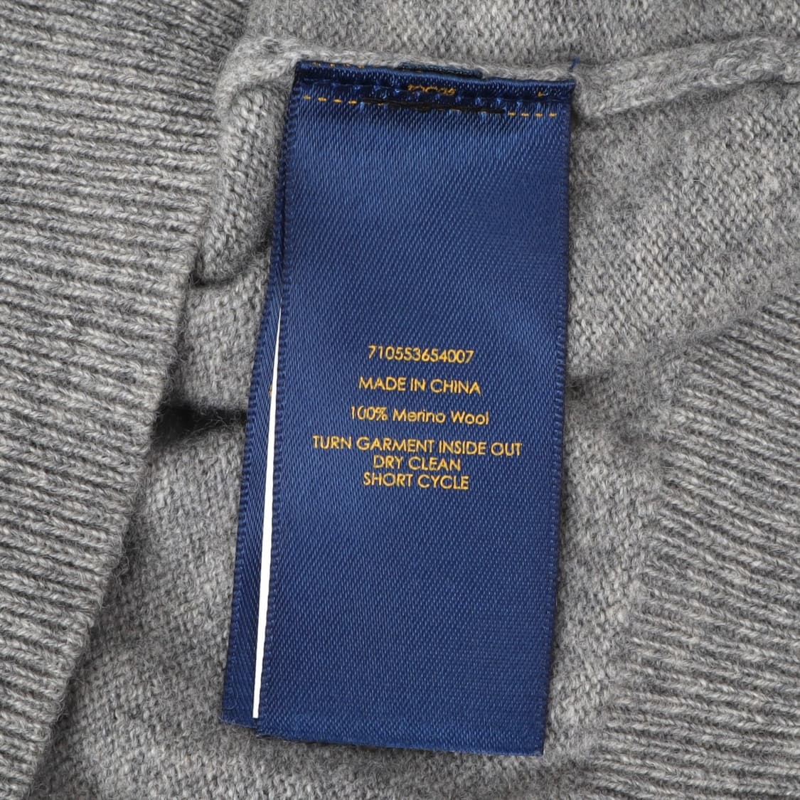 폴로 랄프로렌 그레이 메리노울 브이넥 니트 상품이미지9