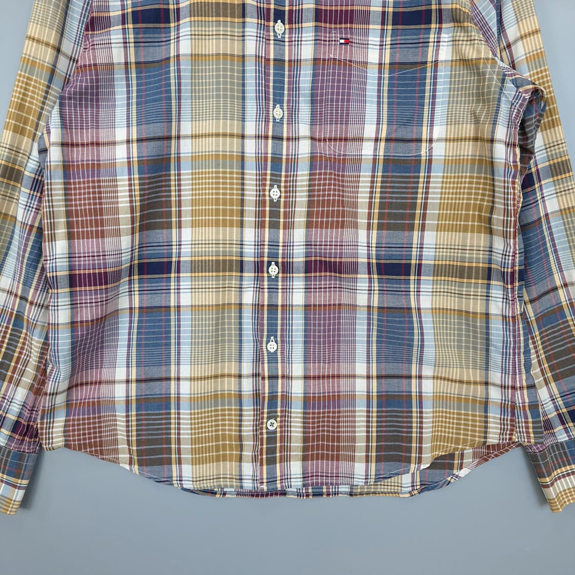 타미힐피거 Tommy Hilfiger 뉴욕핏 체크 셔츠 L 상품이미지3