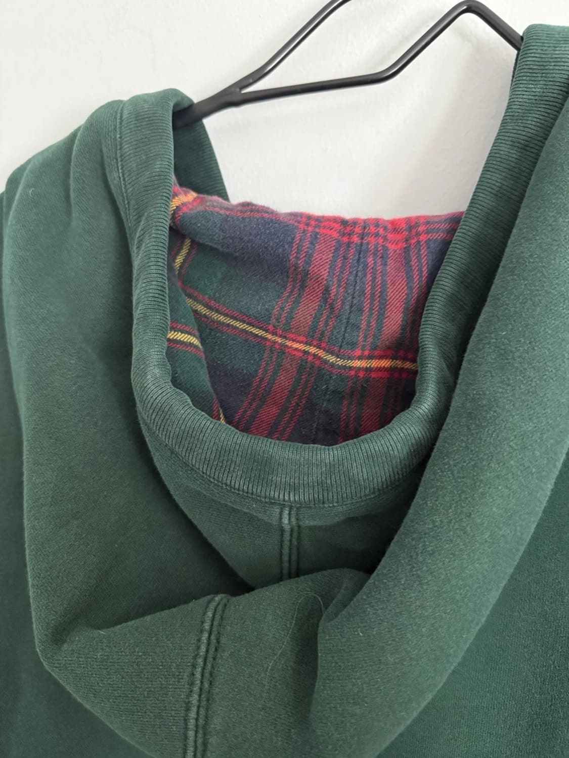 폴로 랄프로렌 빅포니 체크 후드집업 그린 상품이미지5