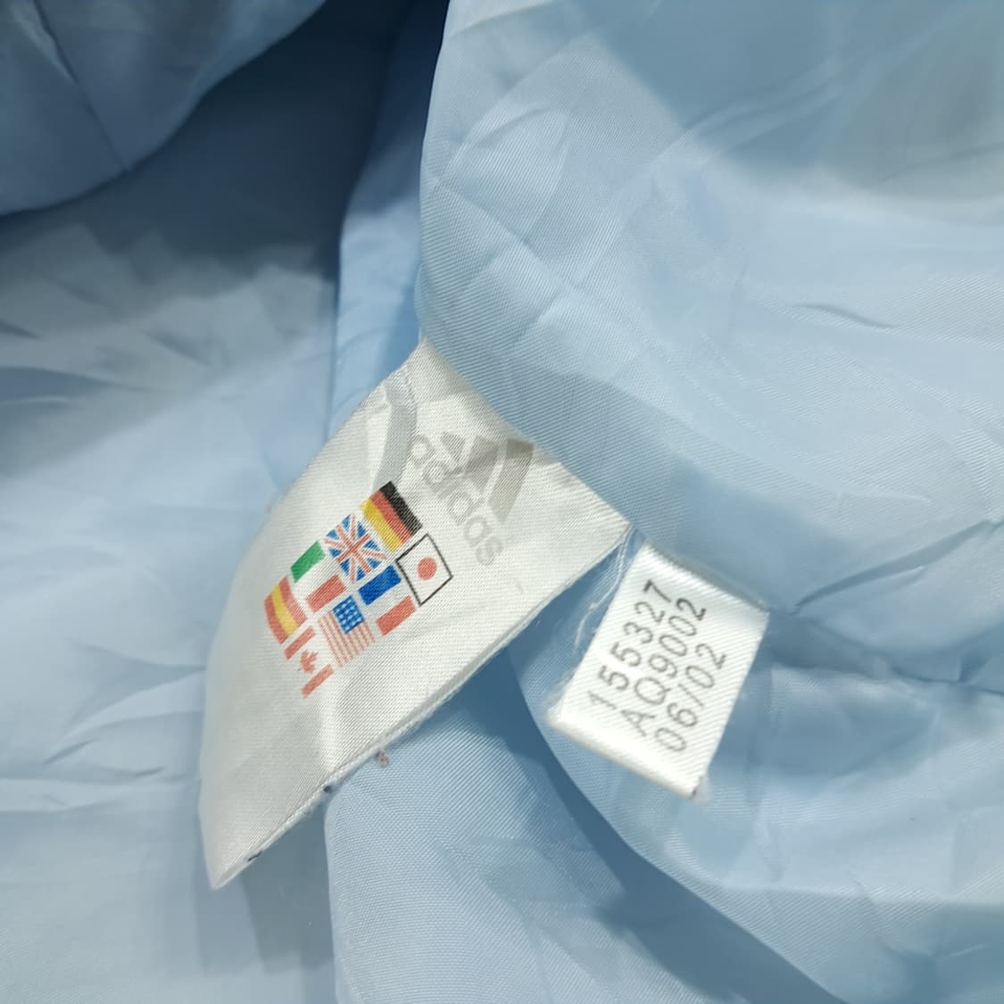 CN931 M 아디다스 스카이블루 패딩 자켓 점퍼 상품이미지7