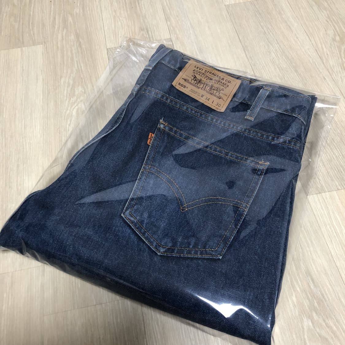 (33) 90's 리바이스 Levi's 505 오렌지탭 레귤러핏 데님 상품이미지10